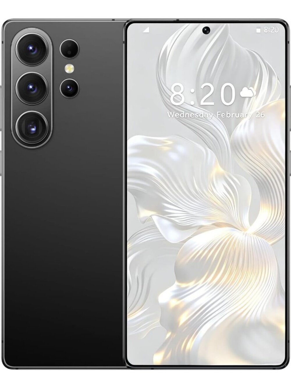 Unlocked 4G Dual SIM Smartphone, 6.75" HD Display, 16MP+21MP Camera, Android 12